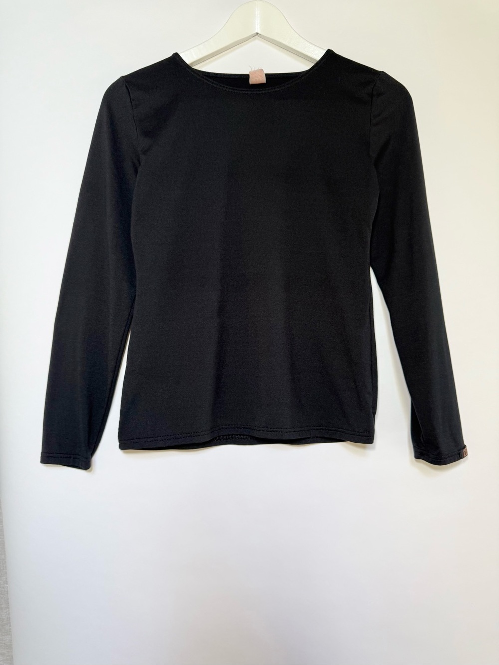 Vintage Black Long Sleeve Warm Top